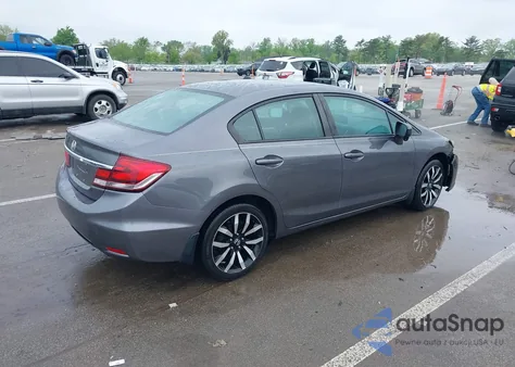 2015 Honda Civic Ex-L from USA, damaged, VIN 19XFB2F94FE039048